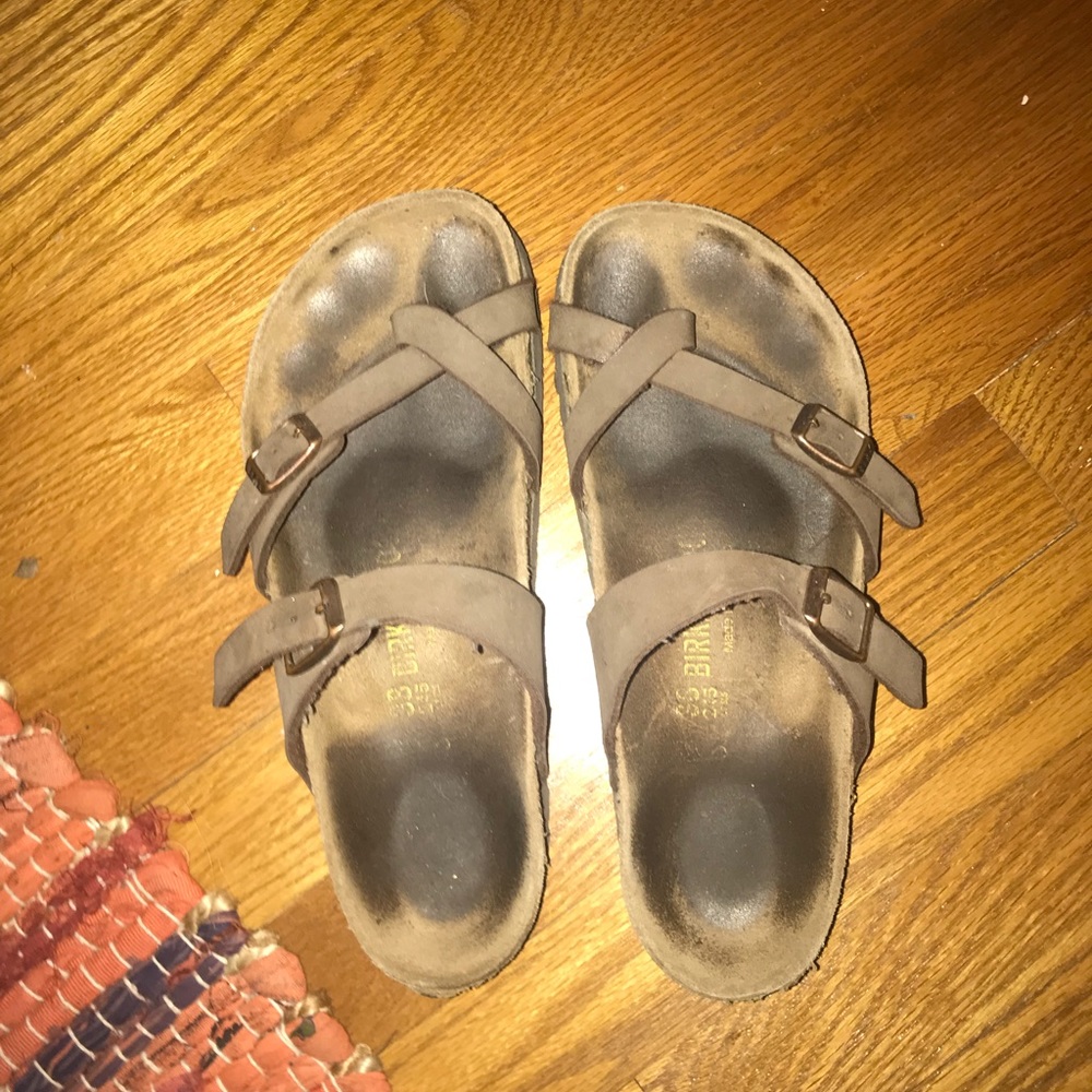 Worn Birkenstocks